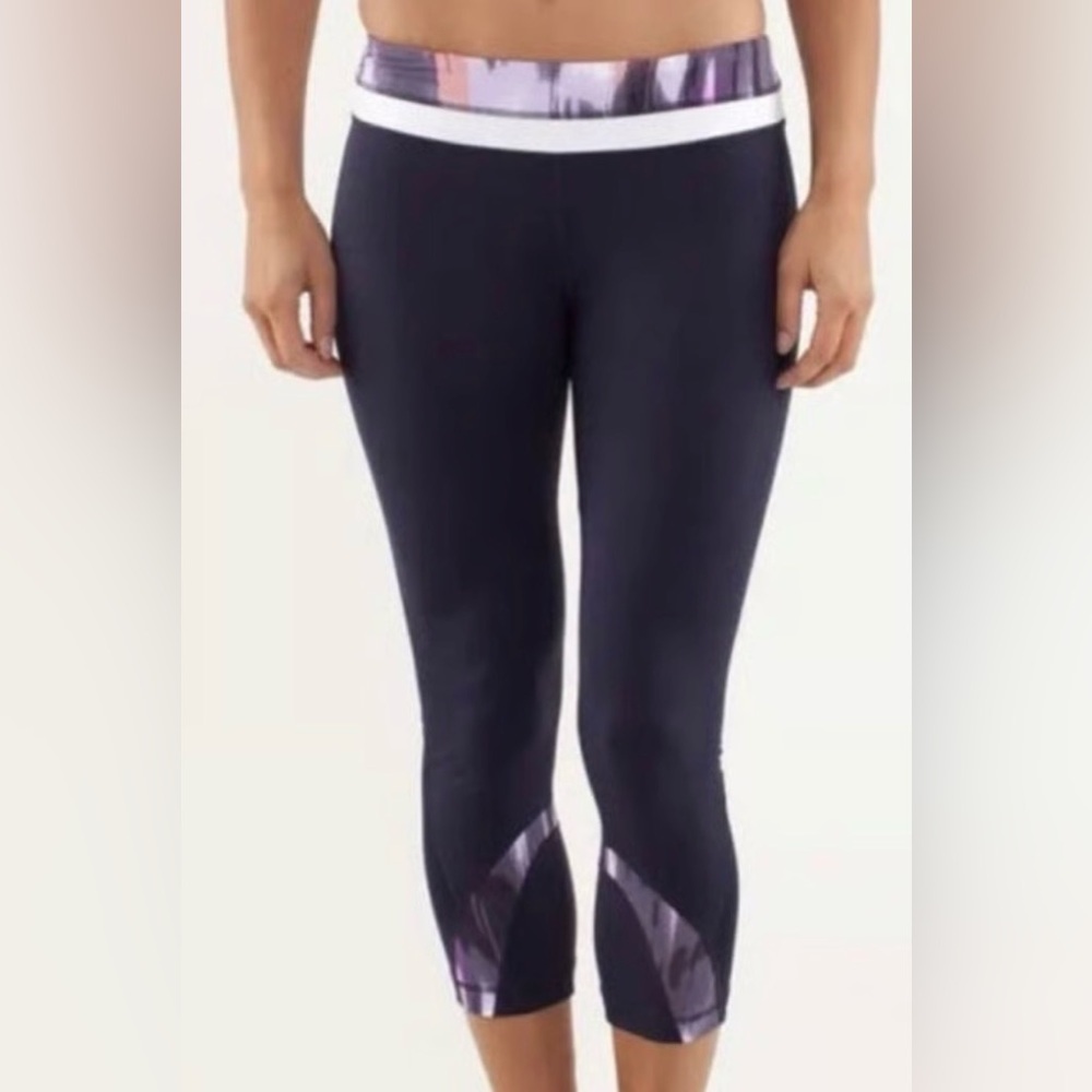 Lululemon Athletica Run Inspired Cropped Leggings Size 8